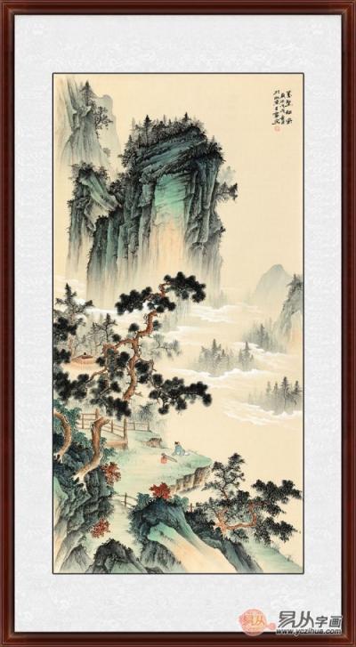 玄關(guān)豎版畫(huà)掛什么好？詩(shī)情畫(huà)意的山水畫(huà)了解下！
