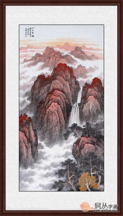 玄關(guān)豎版畫(huà)掛什么好？詩(shī)情畫(huà)意的山水畫(huà)了解下！