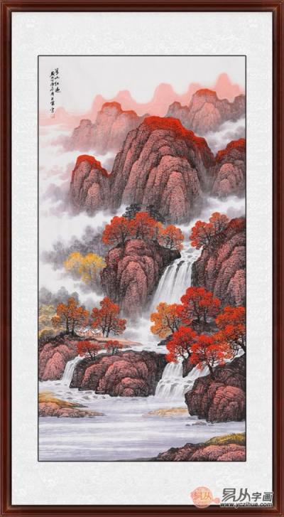玄關(guān)豎版畫(huà)掛什么好？詩(shī)情畫(huà)意的山水畫(huà)了解下！