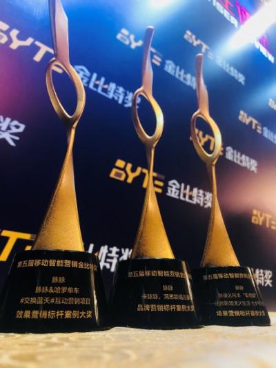 喜提2018金比特獎(jiǎng)四座獎(jiǎng)杯，脈脈釋放科技互聯(lián)營銷新力量