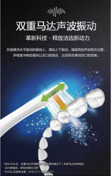 想要口腔最強(qiáng)防護(hù)體驗(yàn)，松下EW-PDP51電動(dòng)牙刷可以做到！