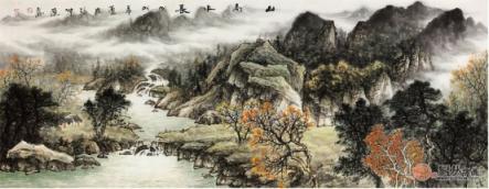 徐坤連的山水畫藝術(shù)價值淺析，帶你認識不一樣的“粗獷”畫家