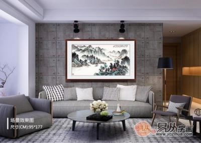 客廳墻壁掛畫圖片大全，家中的顏值全靠一幅畫！