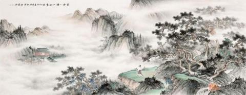 客廳靠山圖掛什么好？精品山水國(guó)畫裝飾客廳大氣風(fēng)水好！