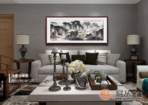 許吉爾山水畫作品如何？許吉爾國畫山水市場價格多少！