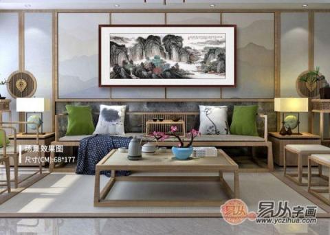 許吉爾山水畫作品如何？許吉爾國畫山水市場價格多少！