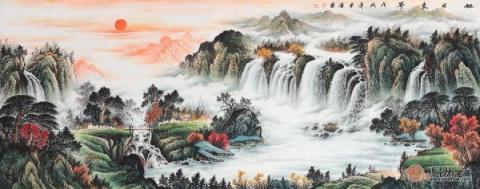 客廳沙發(fā)墻掛畫推薦！五幅山水國(guó)畫打造不同美麗的家！