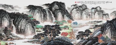 客廳沙發(fā)墻掛畫推薦！五幅山水國(guó)畫打造不同美麗的家！