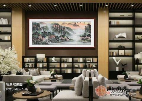 客廳沙發(fā)墻掛畫推薦！五幅山水國(guó)畫打造不同美麗的家！