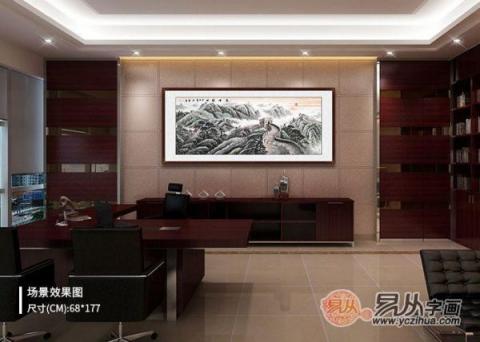 辦公室風(fēng)水畫裝飾？宋唐山水國畫裝飾旺財好運來！