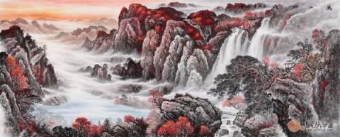 辦公室風(fēng)水畫裝飾？宋唐山水國畫裝飾旺財好運來！