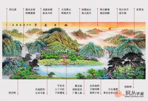 宋唐風(fēng)水國畫欣賞！山高水長(zhǎng)美景獨(dú)特財(cái)運(yùn)旺