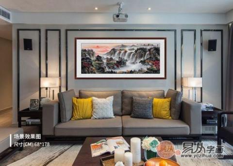 宋唐風(fēng)水國畫欣賞！山高水長(zhǎng)美景獨(dú)特財(cái)運(yùn)旺