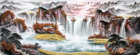 辦公室風(fēng)水掛畫？巍峨壯闊大氣山水裝飾旺財(cái)好運(yùn)來！