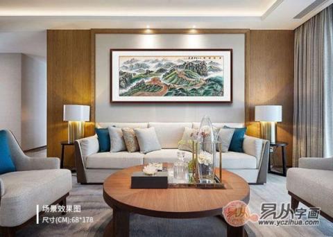 客廳藝術(shù)畫裝飾畫？宋唐國畫裝飾美景旺財好運來！