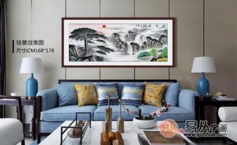 客廳藝術(shù)畫裝飾畫？宋唐國畫裝飾美景旺財好運來！