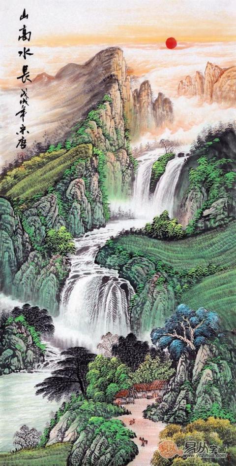 進門玄關掛什么大吉？易從網名人字畫打造美景財運旺！