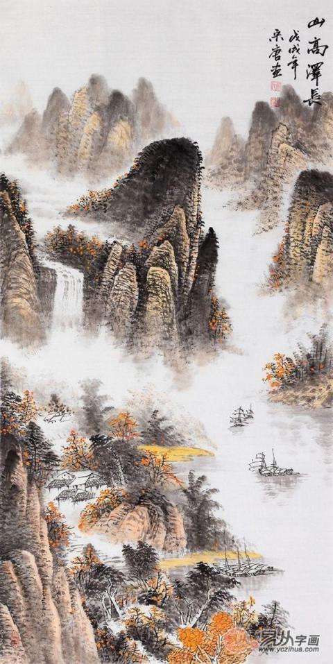 進門玄關掛什么大吉？易從網名人字畫打造美景財運旺！