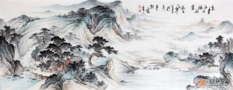 畫家李佩錦藝術(shù)字畫欣賞！自然山水秀麗雅致藝術(shù)多變！