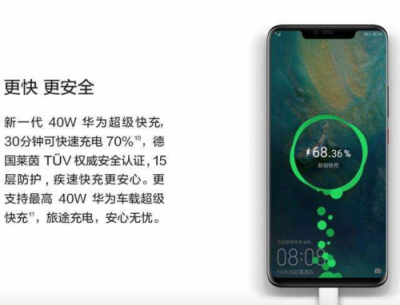 手機(jī)充電太費(fèi)時間？華為Mate 20系列40W快充讓你快速“回血”
