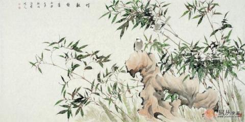 當(dāng)代花鳥畫美女作家，許芬藝術(shù)簡介