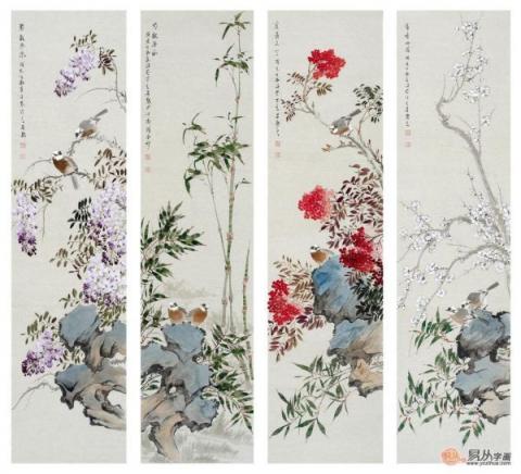 當(dāng)代花鳥畫美女作家，許芬藝術(shù)簡介