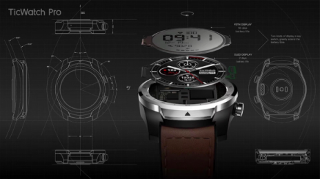 出門(mén)問(wèn)問(wèn)發(fā)布全球首款三雙旗艦智能手表TicWatch Pro 4G版