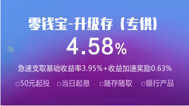蘇寧金融歲末福利：零錢寶-升級存加息了！