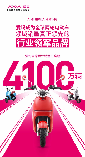 人民日報社人民論壇網(wǎng)點贊愛瑪，全球銷量4100萬輛的背后