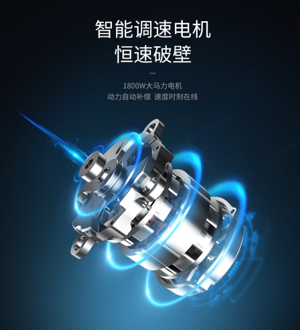 擁有無刷電機(jī)的靜音破壁機(jī) ，使用起來簡直隨心所欲