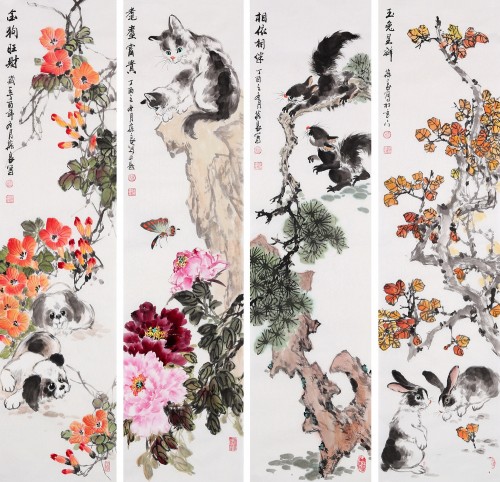 客廳裝飾應(yīng)該掛什么畫(huà) 藝術(shù)氣息濃厚的花鳥(niǎo)畫(huà)