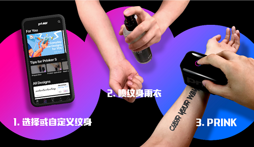 Prinker S一次性紋身打印機(jī)受?chē)?guó)內(nèi)外媒體青睞