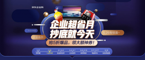 半價爆品、5億補貼、每城千萬消費券 京東618為800萬中小企業(yè)打造“企業(yè)超省月”
