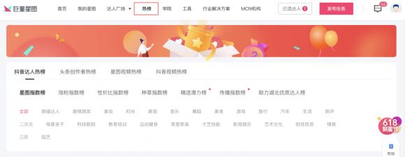 官網(wǎng)升級(jí)，巨量星圖短視頻+直播營(yíng)銷布局迎來(lái)新局面