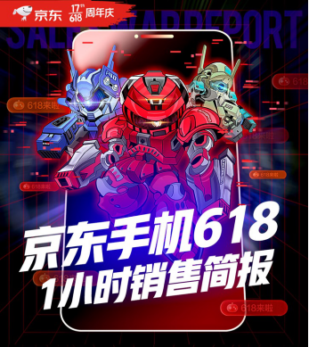 京東618 引領(lǐng)5G換機(jī)潮 5G手機(jī)不到1分鐘銷量破萬臺！