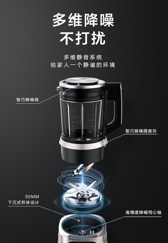 當(dāng)靜音破壁機(jī)變得可拆洗，廚房料理不在怕的！