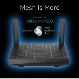 領(lǐng)勢(LINKSYS)推出其性價比最高的WIFI 6 MESH路由器新品MR7350