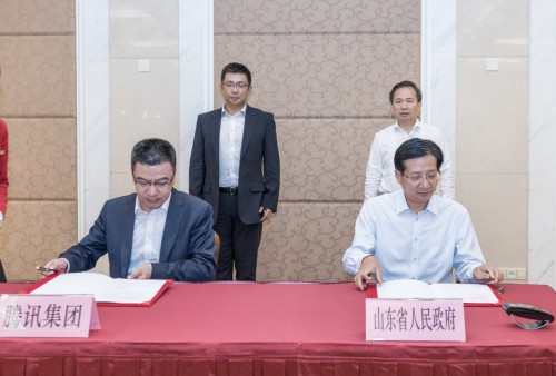 山東省政府與騰訊簽訂戰(zhàn)略合作協(xié)議，共建“數(shù)字山東”