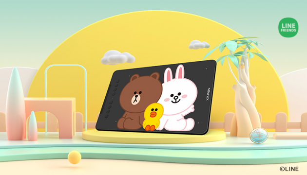 XP-PEN與LINE FRIENDS達(dá)成戰(zhàn)略合作， 用科技+時(shí)尚對(duì)話年輕消費(fèi)者