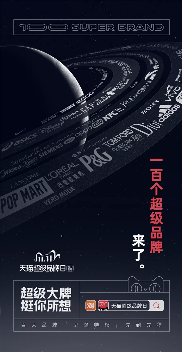 雙11的重頭戲來了，全網(wǎng)第一營(yíng)銷IP天貓超級(jí)品牌日出擊