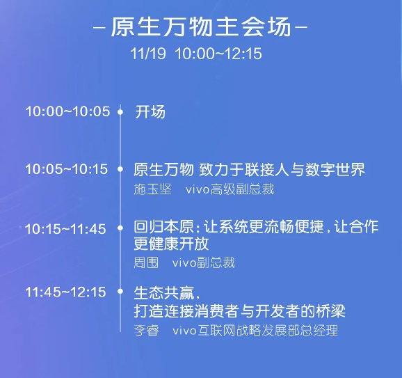 vivo開發(fā)者大會(huì)曝光匯總，各大會(huì)場(chǎng)信息都在這里了！