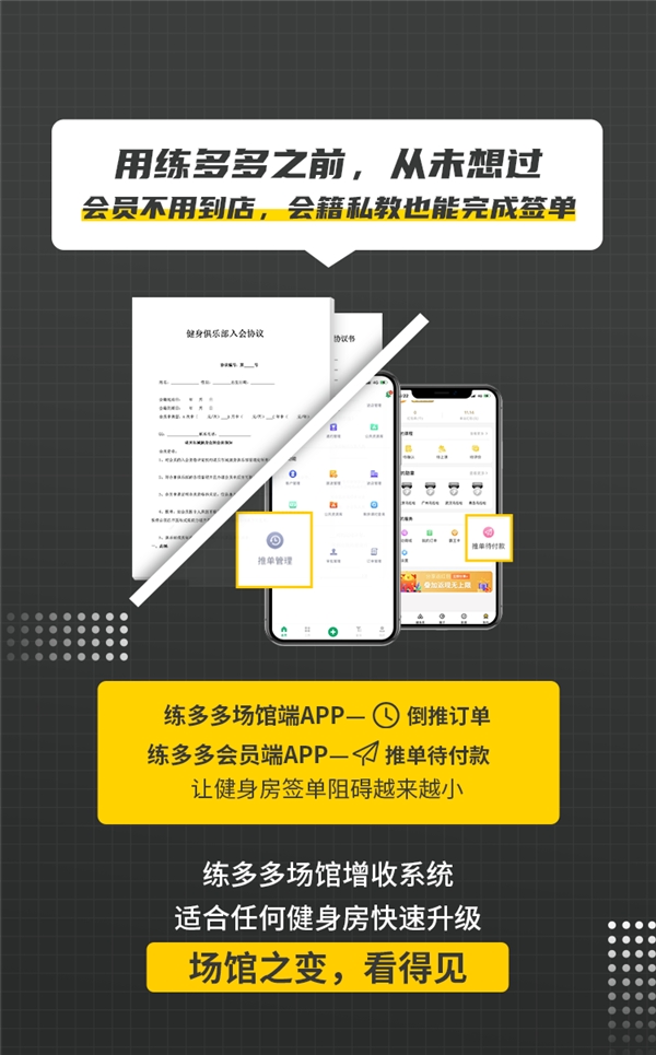 練多多場館增收系統(tǒng)，何如促成這家健身房的高效銷售？