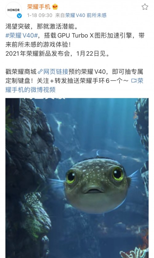 榮耀V40最新消息 這顏值絕了！
