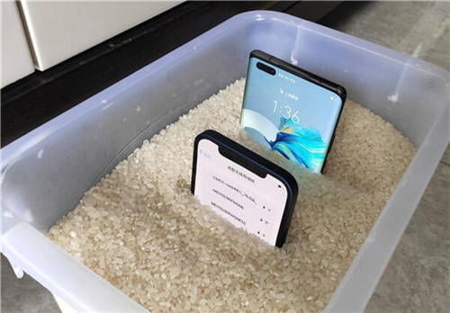 暴力測試？華為Mate40、蘋果 iPhone12手機被丟進洗衣機