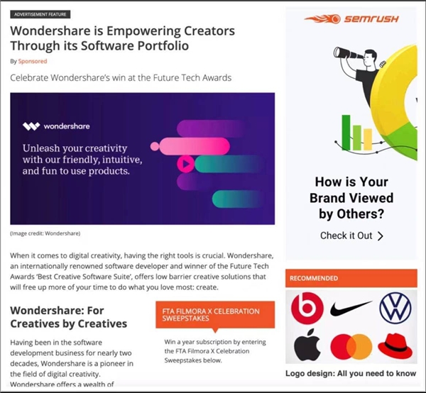 再獲殊榮！萬興科技拿下Future Tech Awards頒發(fā)2020年度“最佳創(chuàng)意軟件產(chǎn)品系列獎”