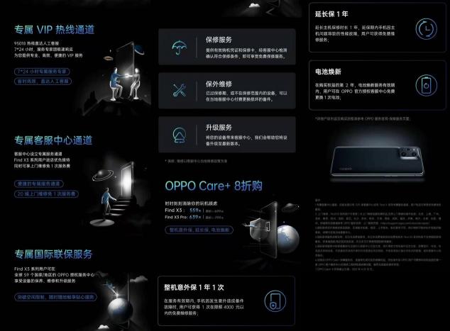 四大專屬服務(wù)、五大購機權(quán)益，OPPO Find X3系列首銷享最高24期分期免息