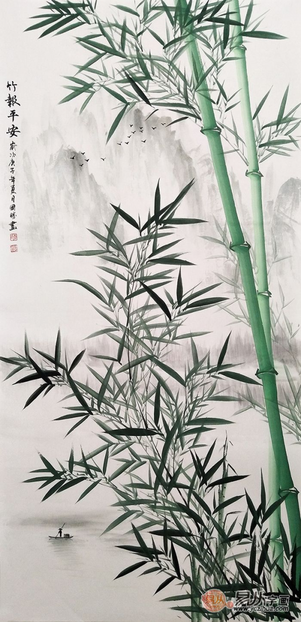 一進(jìn)門看到什么畫好？進(jìn)門掛畫，就得這么選