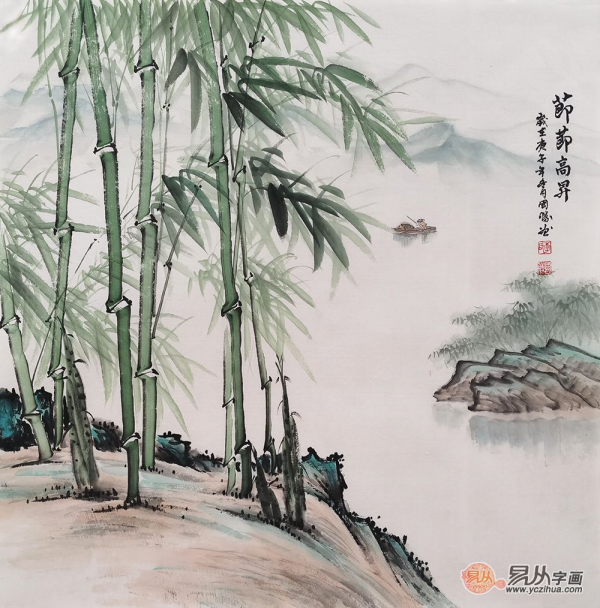 柔韌剛勁，挺拔灑脫——畫竹子的畫家李國勝作品欣賞