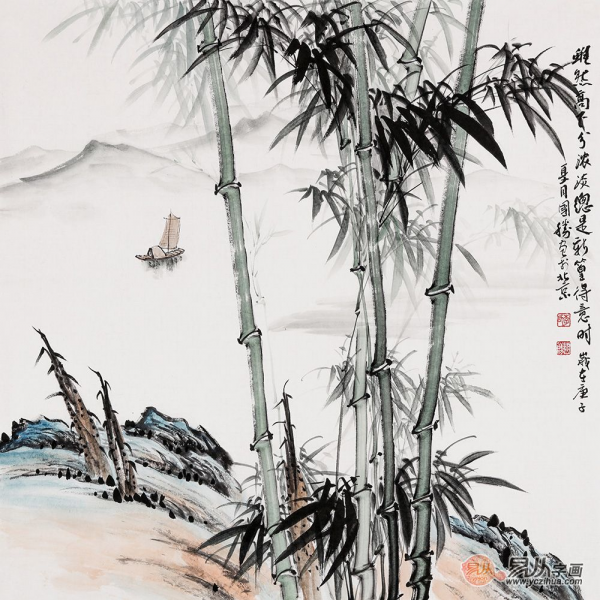 柔韌剛勁，挺拔灑脫——畫竹子的畫家李國勝作品欣賞