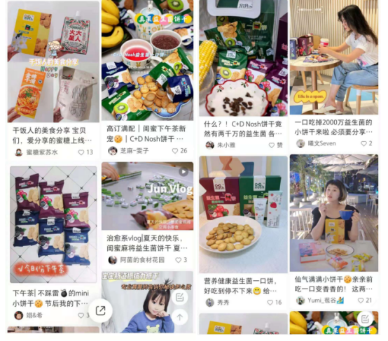 “益生元+益生菌”雙配方，C+D Nosh一口餅刷爆達(dá)人下午茶